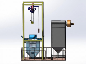 平臺式噸袋拆包及氣力輸送系統(tǒng)
